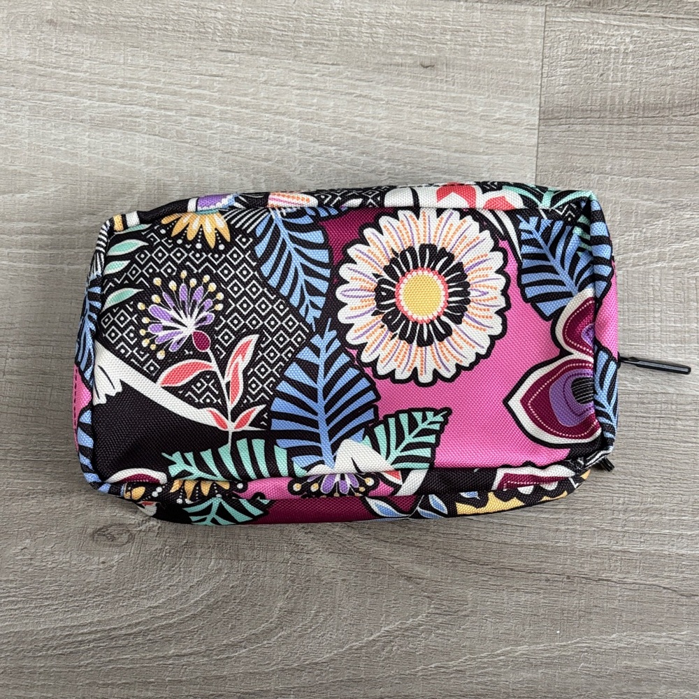 Vera Bradley Multicolor Floral Cosmetic Bag